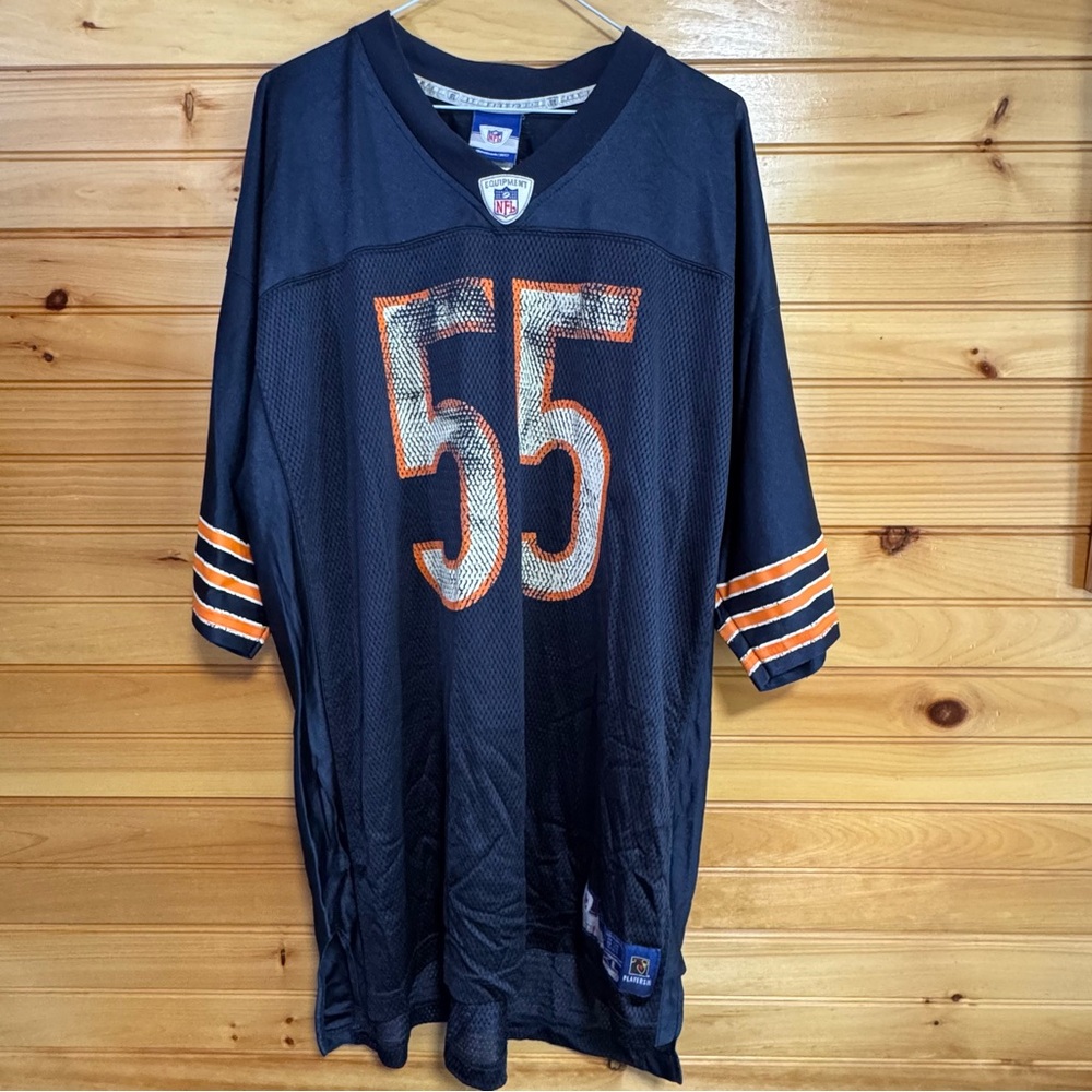 NFL Reebok Vintage Chicago Bears Lance Briggs #55 Football Jersey XL